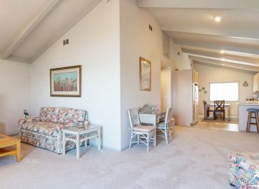 View of inside quarters at our Oceanside Apartment rental.